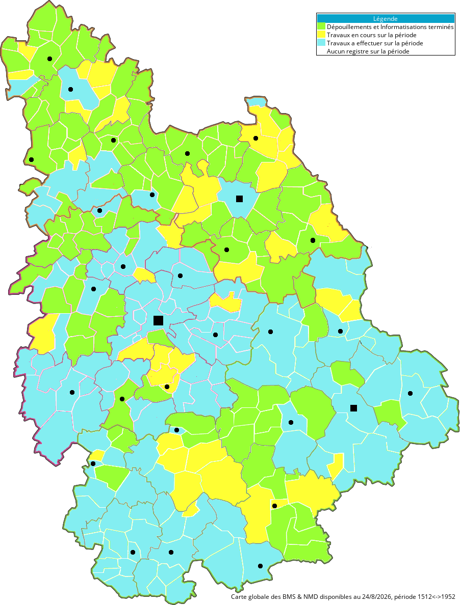 Carte des communes de la Vienne